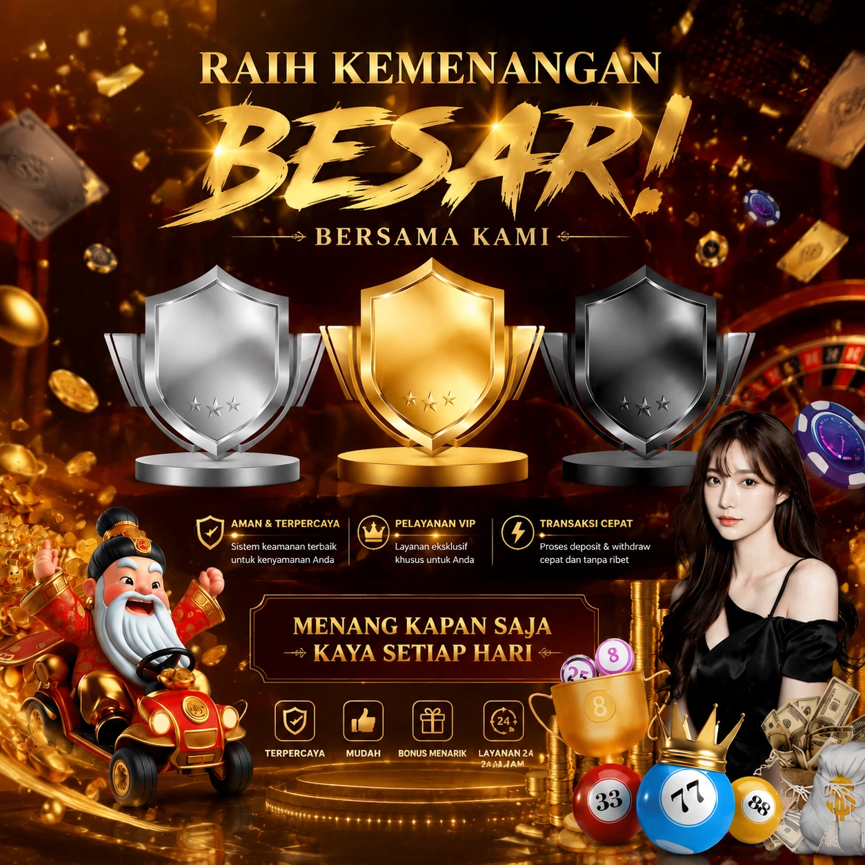 Berbagai Jenis Permainan yang Tersedia di bandarcolok